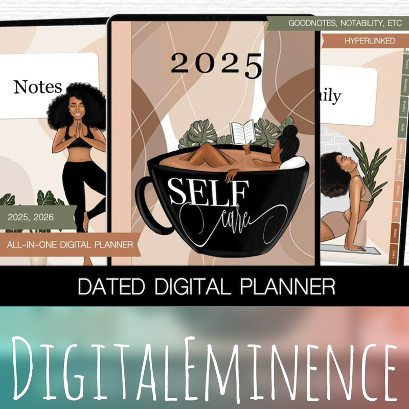 2025 Digital Planner 📅 GoodNotes iPad Planner, Dated Digital Calendar ...
