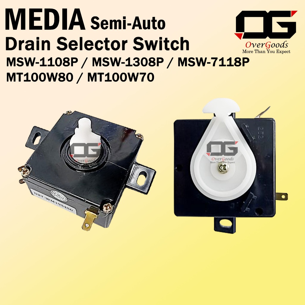 MSW-1108P MSW-1308P MSW-7118P MT100W80 MT100W70 MIDEA Semi Auto Drain ...