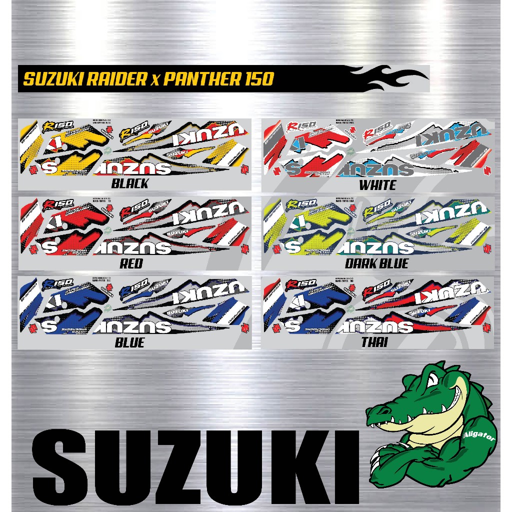 Stripe Motor Suzuki Raider / Satria 150 Fi (Raider x Panther 150 ...