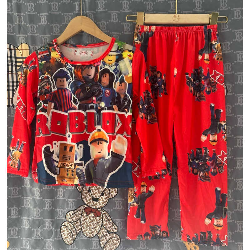Baju Roblox baju tidur budak lelaki baju boy pyjamas roblox clothe and ...