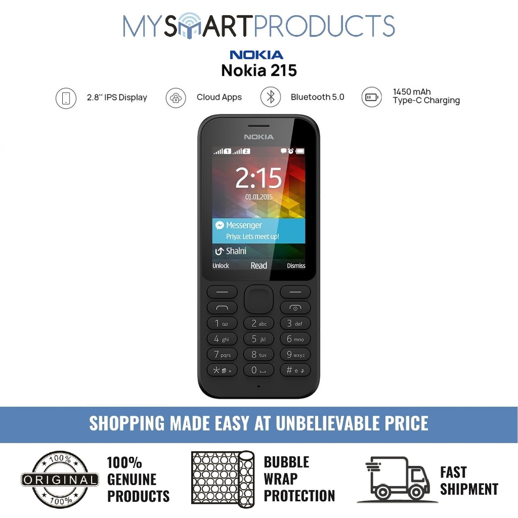 Nokia Phone 215 4G 2024 (1450mAh/2.8