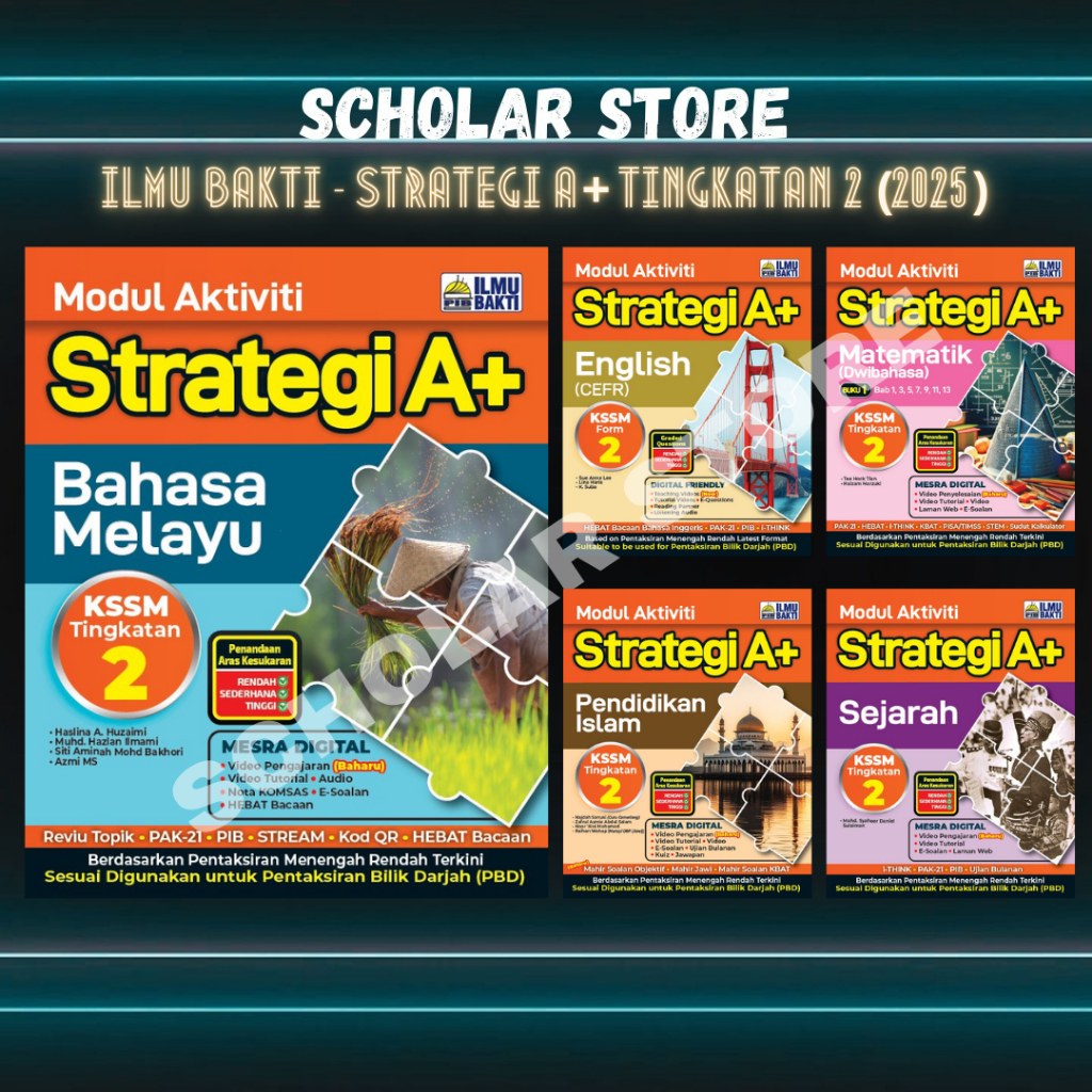 [SCHOLARSTORE] BUKU LATIHAN : MODUL AKTIVITI STRATEGI A+ Tingkatan 2 ...