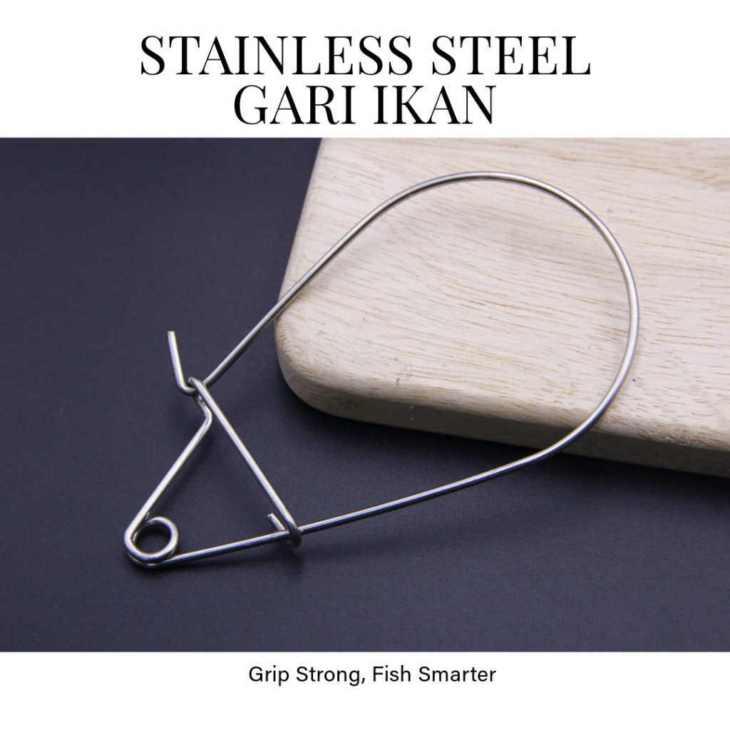 GARI IKAN Fish Lock Stainless Steel | Fish Mouth Clip Tahan Karat ...