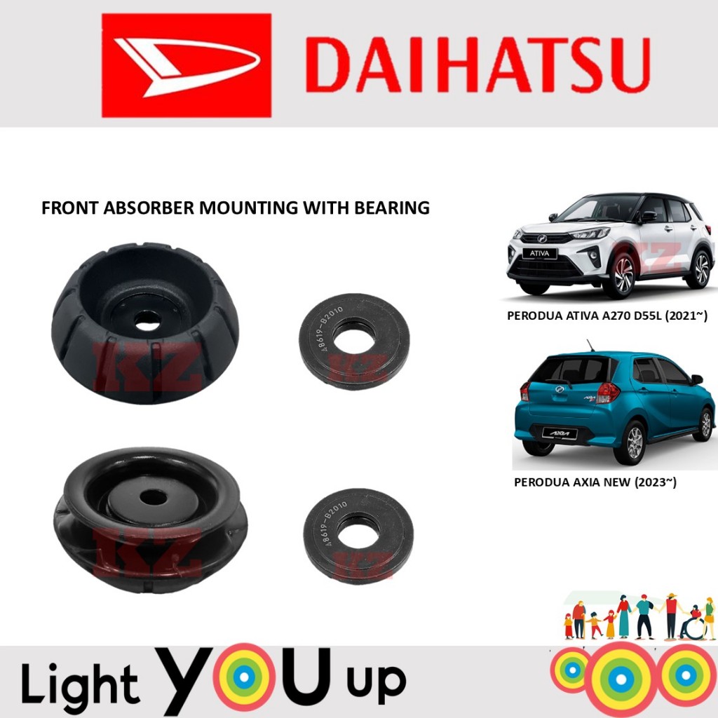 PERODUA ATIVA A270 2021~ AXIA NEW 2023~ 4 IN COMBO SET - FRONT ABSORBER ...