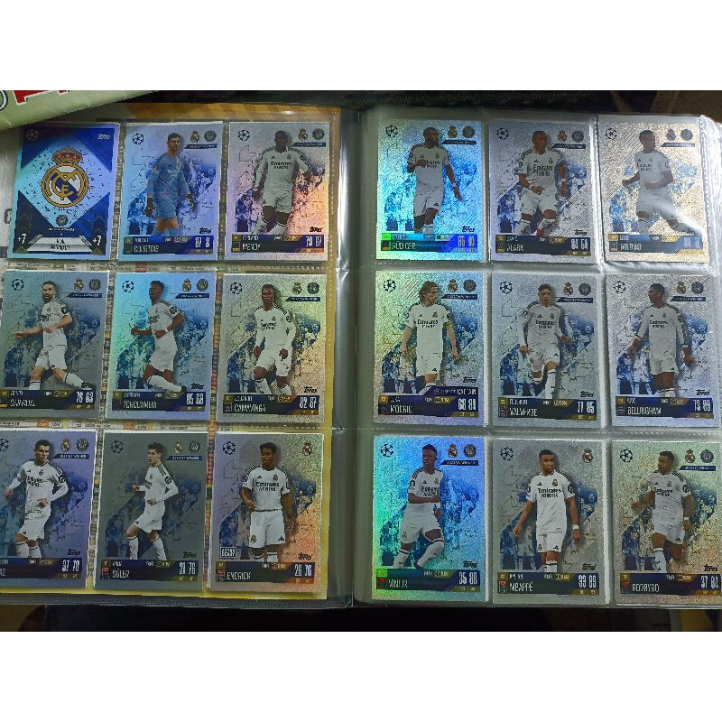 [Complete] Real Madrid Topps Match Attax UCL UEFA Champions League 2024 ...