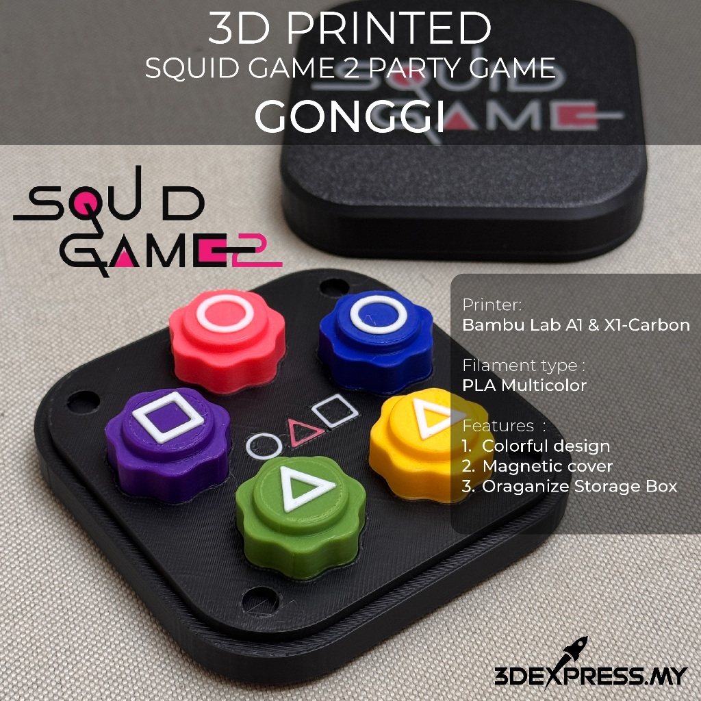 [3D PRINTED] SQUID GAME 2 GONGGI - PARTY GAME!