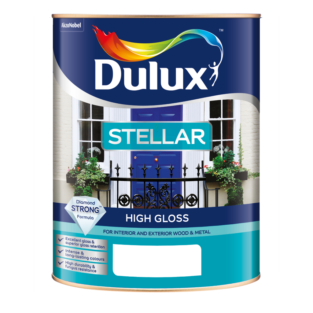 Dulux Stellar Gloss Interior & Exterior Enamel Paint - Pacific Pines ...