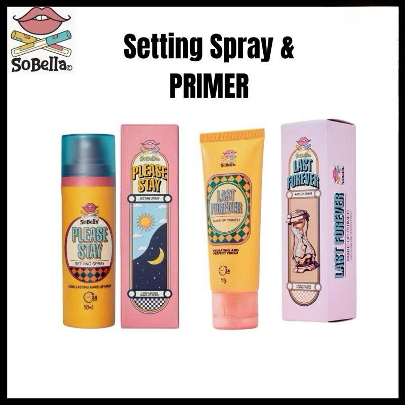 SOBELLA MAKE UP PRIMER 30G & SOBELLA SETTING SPRAY 50ML｜COMBO SET ...