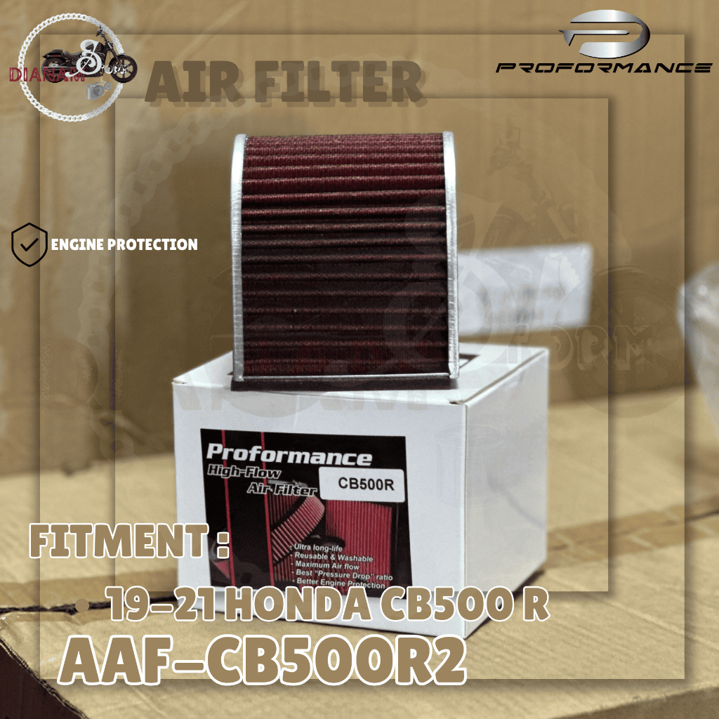 HONDA CB500 R High Performance Racing Air Filter Motorcycle/ Penapis ...