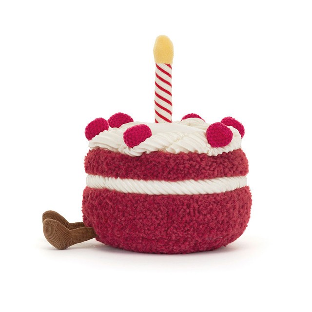 Authentic Jellycat Amuseables Birthday Cake Cherri Cake Plush Toy