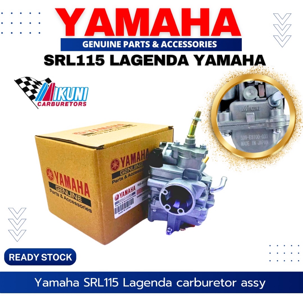 YAMAHA LAGENDA SRL115 SRL115Z SRL115ZR YAMAHA MIKUNI CARBURETOR CARB ...