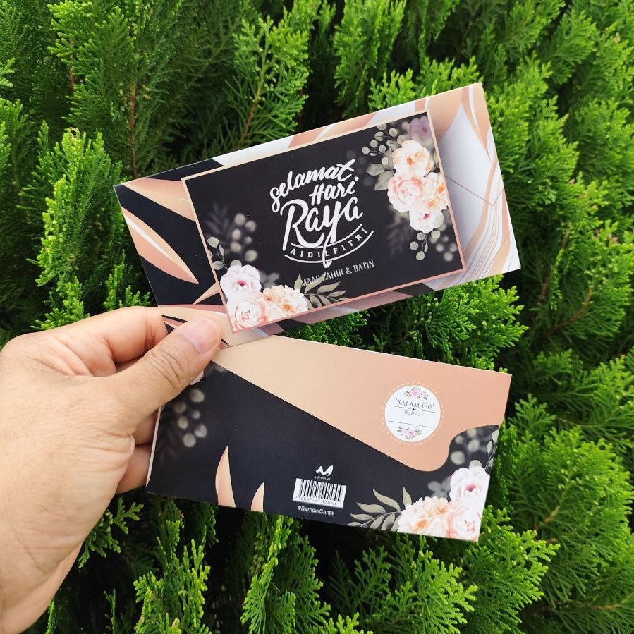 [ OFFICIAL ] DAUN BUNGA SAMPUL RAYA 2025 ANGPAO CANTIK MONEY PACKET ...