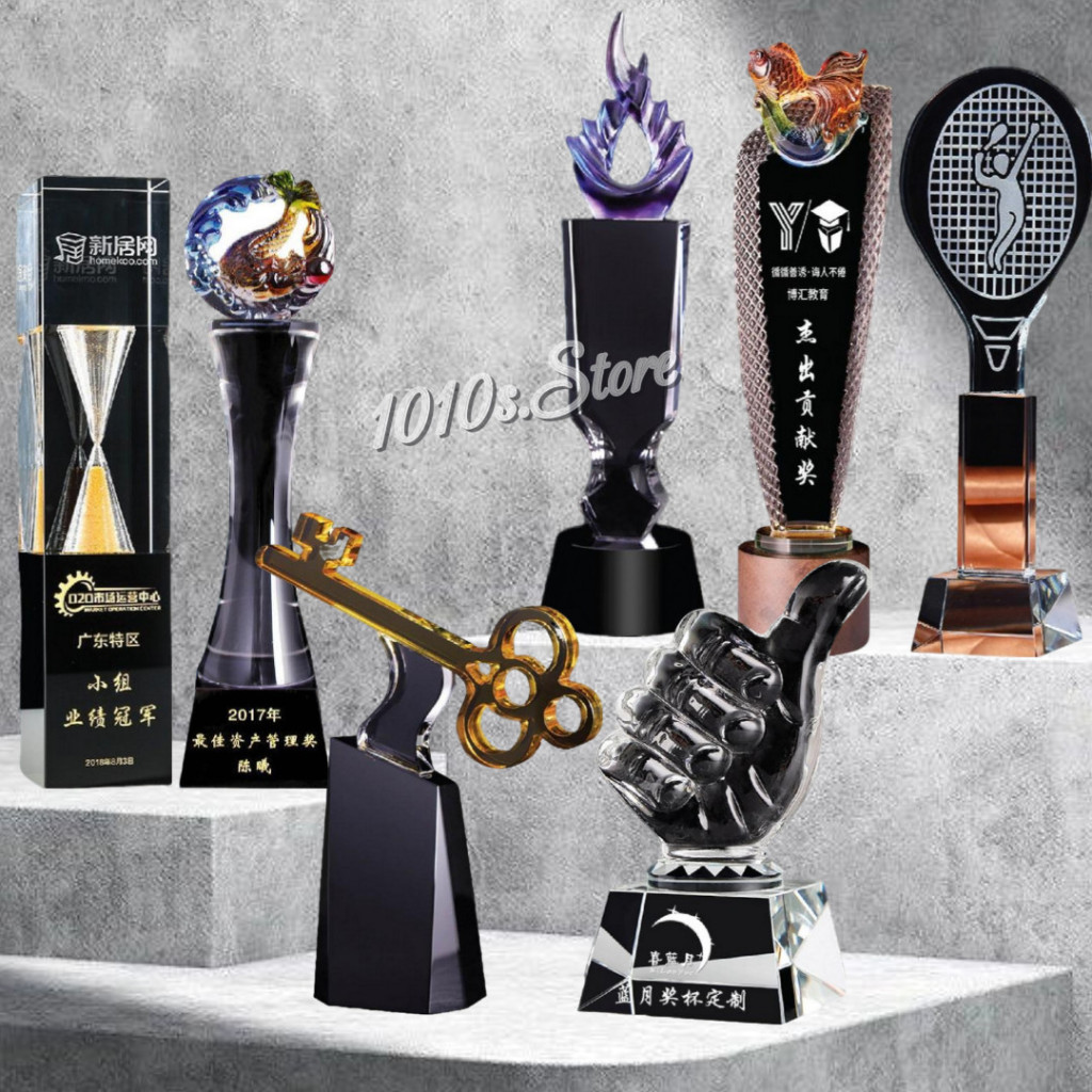 Crystal Trophy / Crystal Award / Trofi Kristal / FREE LOGO & LABEL ...