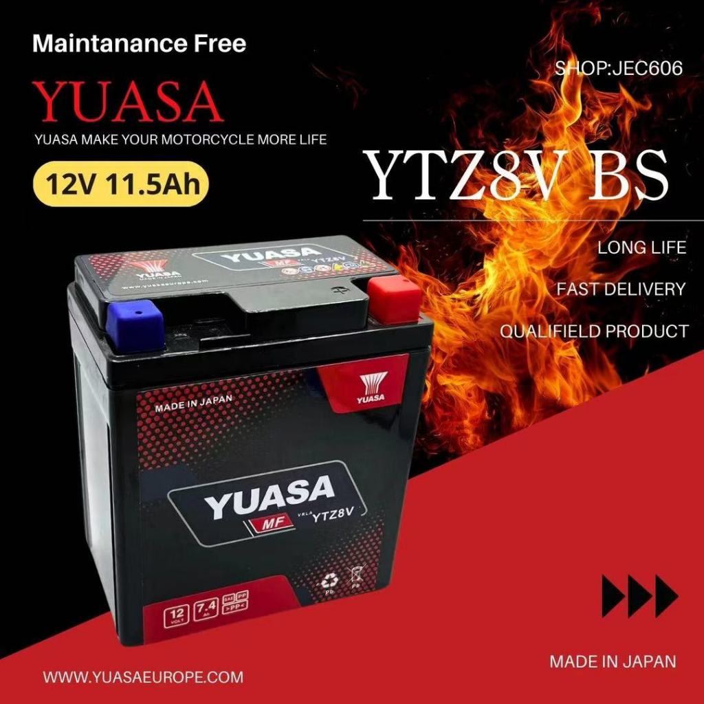 YTZ8V YTZ8 YUASA BATTERY MOTOR R25 BENELLI RFS150i RFS RFS150 CBR150 ...