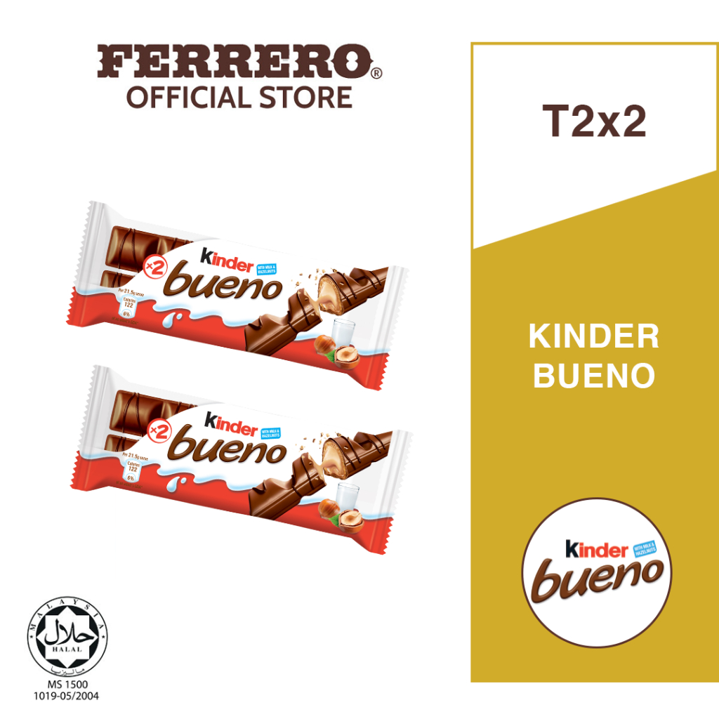 Bundle of 2 - Kinder Bueno - Regular (T2) | Shopee Malaysia