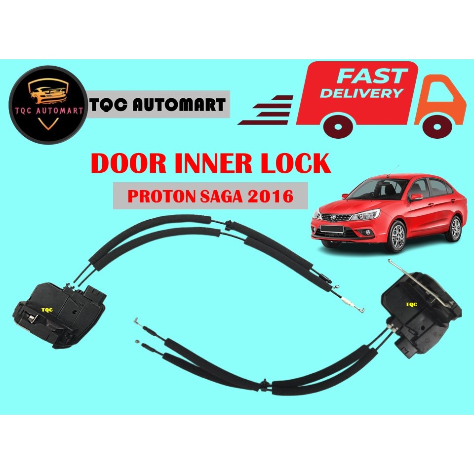 ORIGINAL PROTON NEW SAGA VVT 2016 INNER DOOR LOCK WITH DOOR ACTUATOR ...