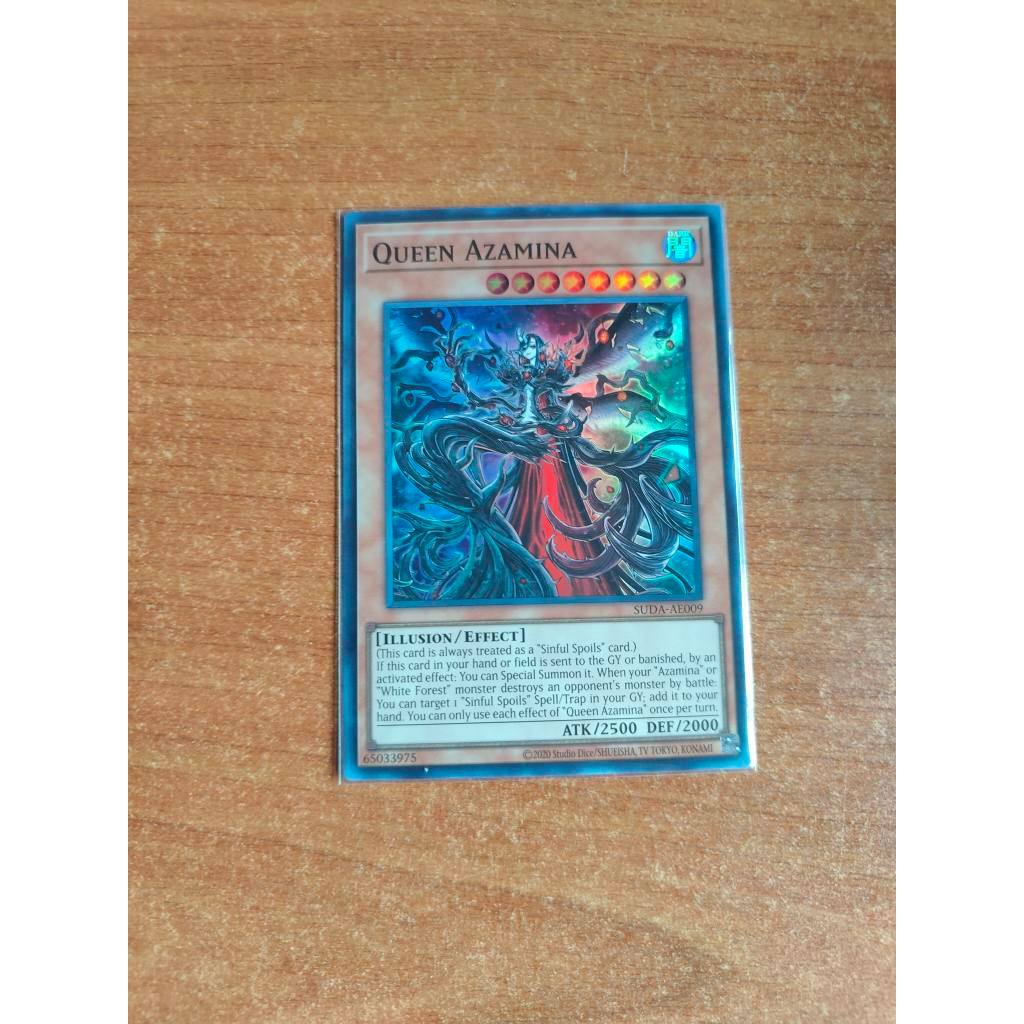 Yugioh: SUDA-AE009 Queen Azamina (SR/SCR/QSCR) | Shopee Malaysia
