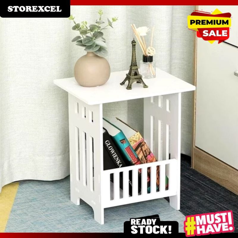 Meja Mini Tepi Katil Modern Wooden Side Table for Bedroom & Living Room ...