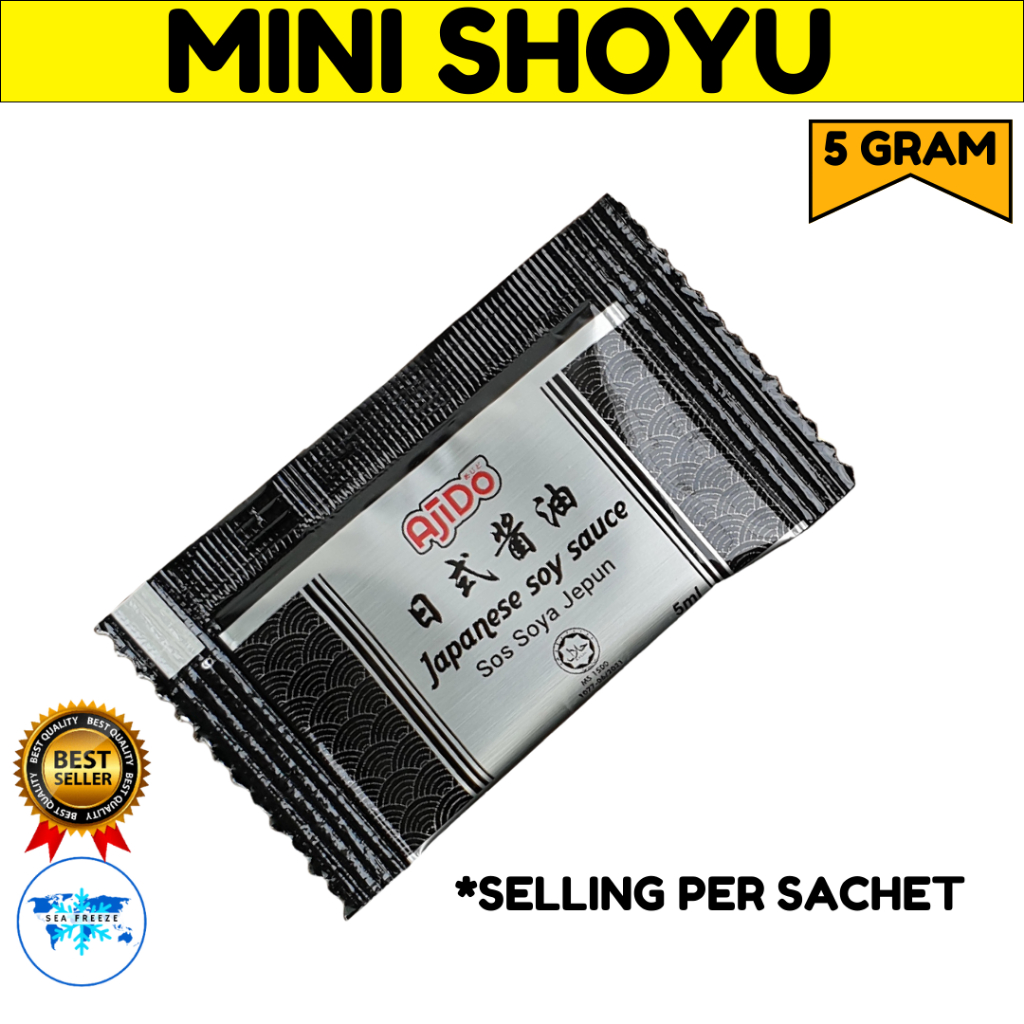 AJIDO Mini Shoyu Sachet 5 GRAM/SACHET | Shopee Malaysia