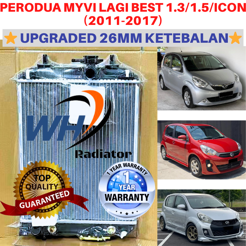 PERODUA MYVI LAGI BEST 1.3/1.5/ICON (2011-2017) (26mm)Double Layer TOP ...