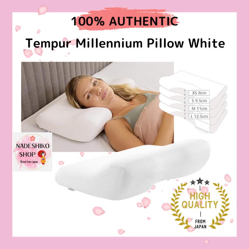 Tempur Millennium Pillow White 】 It is suitable for both back and