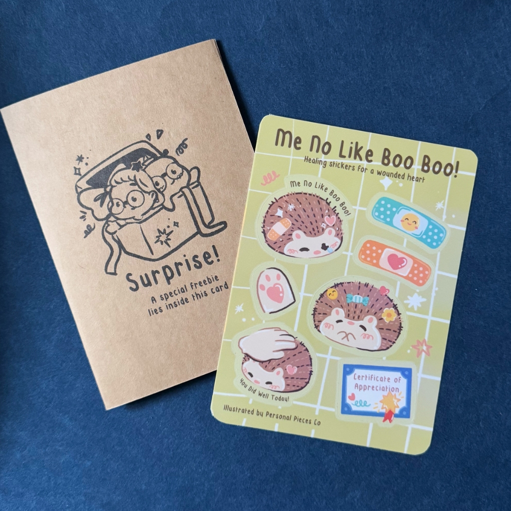 Sticker Sheet l Me No Like Boo Boo! (Holographic Sticker Sheet ...