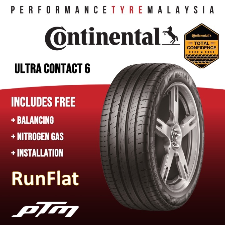 235/55R18 Continental UltraContact 6 SUV Seal Tyre (FREE INSTALLATION ...