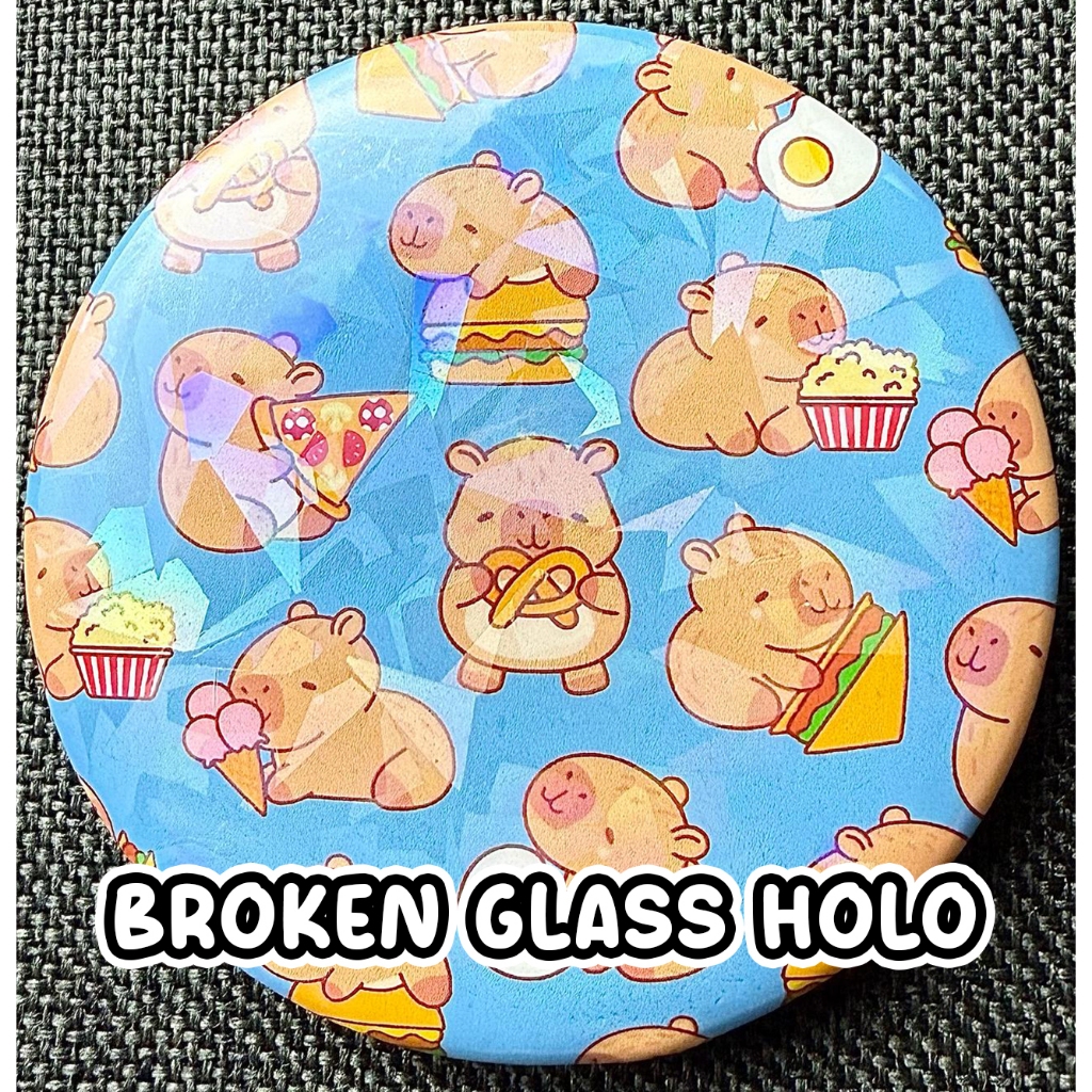 [NO MINIMUM ORDER] Button Badge 58mm | Glossy, Matte, Glitter, Rainbow ...