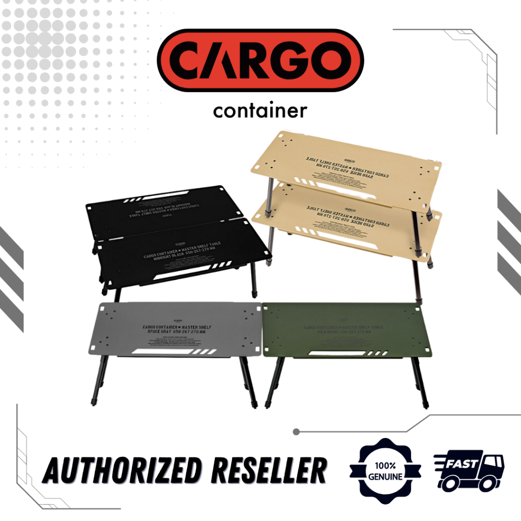 Cargo Container Master Shelf Camping Table - 2 Pieces (Original ...
