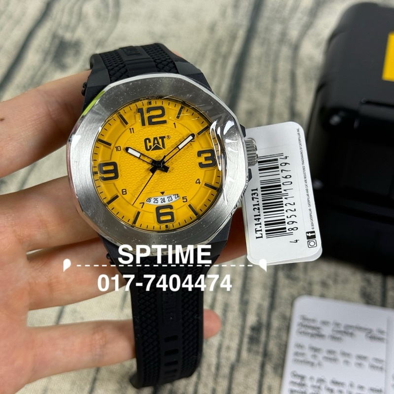 (LIMITED EDITION)CATERPILLAR CAT HIVE LT-141-21-731| BLACK SILICONE ...