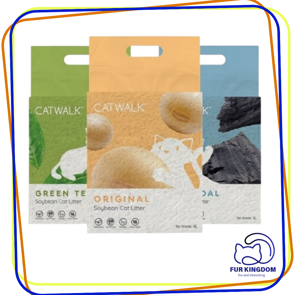 Fresh Look at Catwalk Soybean Tofu Natural Clumping Cat Litter 6L