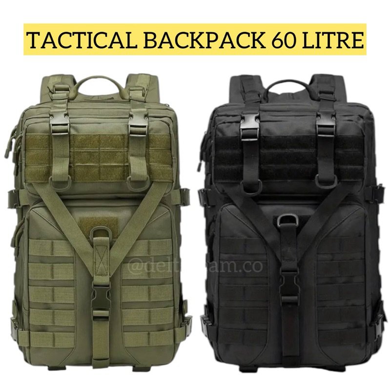 TRAVELLING BACKPACK 60 LITRE - HIGH QUALITY 600D | Shopee Malaysia