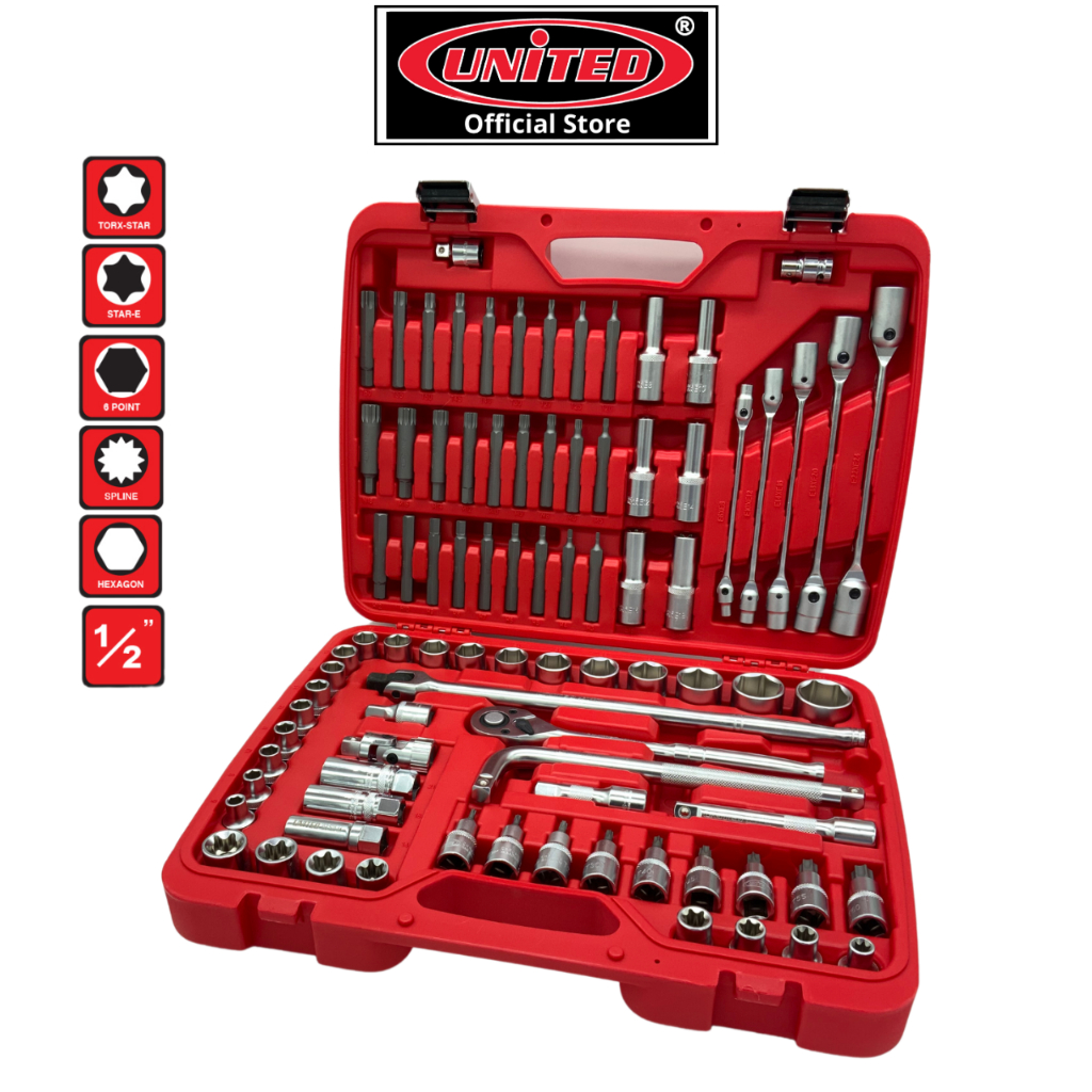 【UNITED】 86 PCS X 1/2