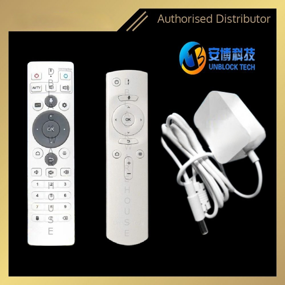 Original UNBLOCK TECH UBOX Remote Control Power Adapter for all ubox ...