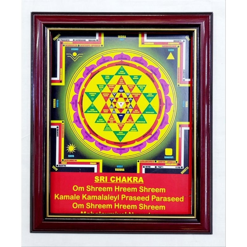 Sri Chakra A4 Photo Frame with Glass | Shopee Malaysia