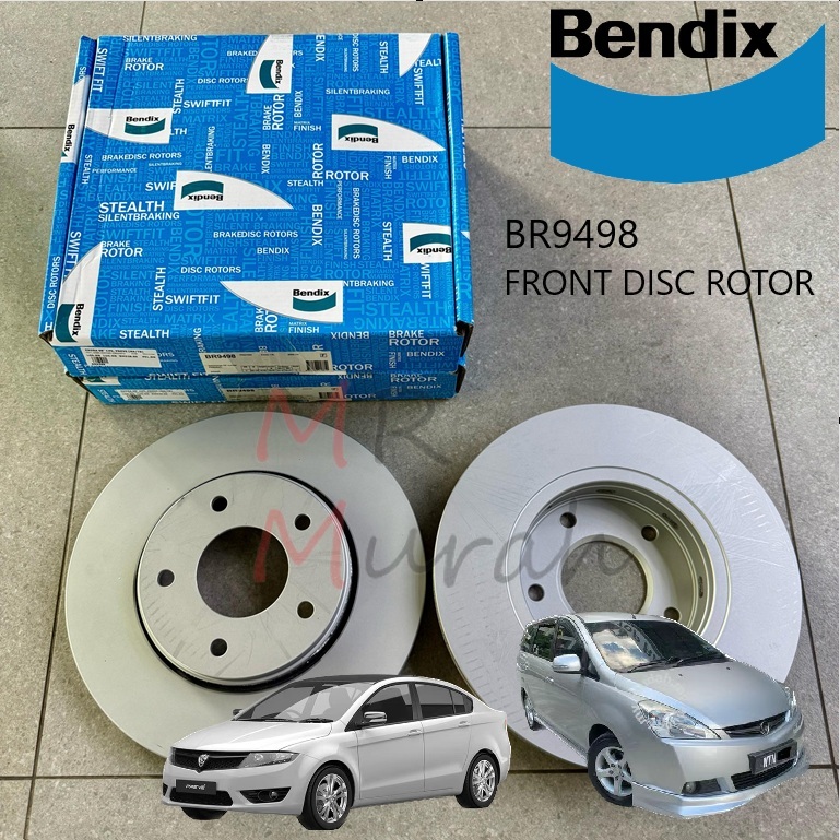 Bendix BR9498 Front Disc Rotor Proton Exora CPS, Preve (depan) | Shopee ...