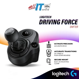 Logitech Driving Force Shifter with Solid Steel Gear Shaft for G923, G29 and G920 Racing Wheels (941-000132)