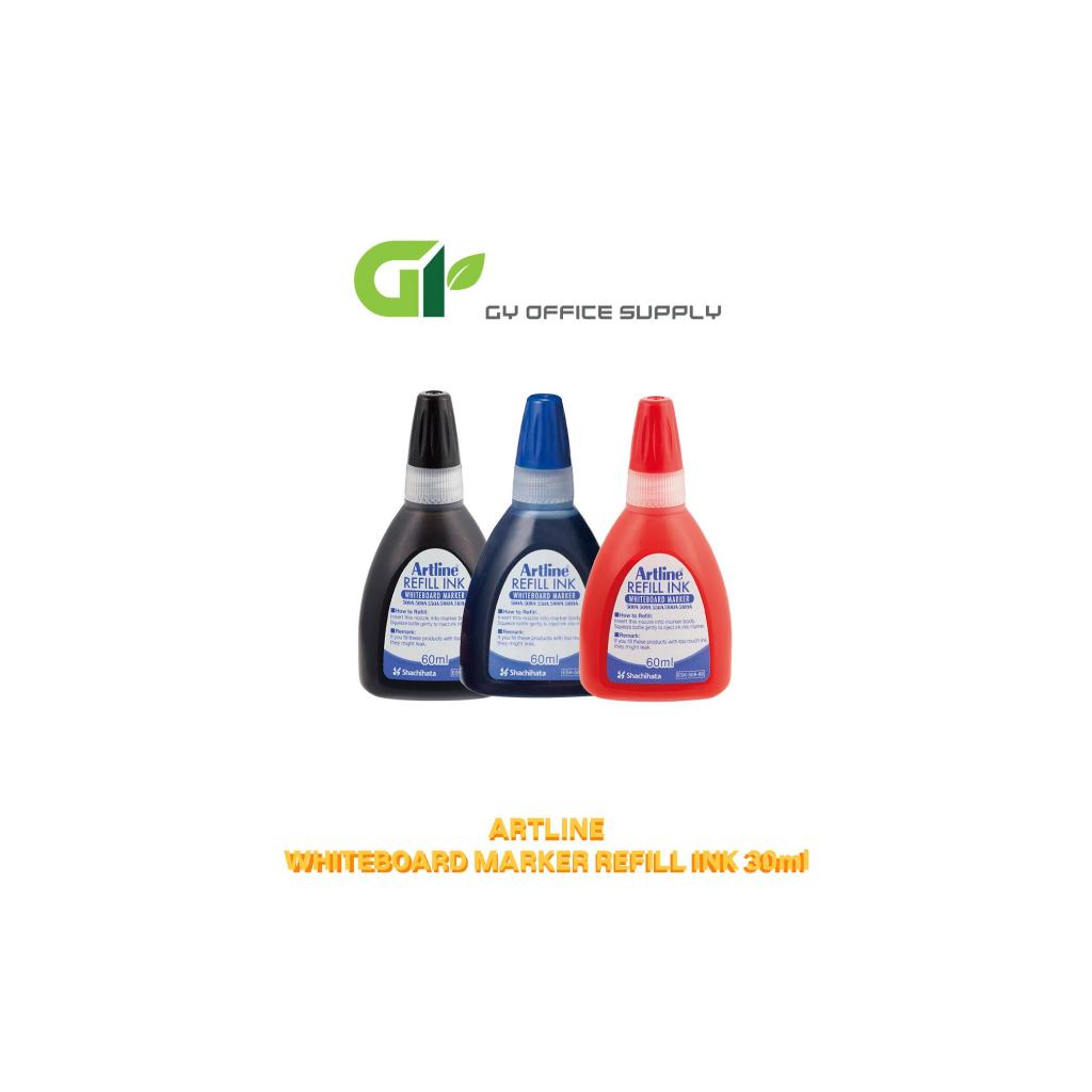 Artline Whiteboard Ink Refill 30ml – Quick Drying, Long-Lasting Marker ...