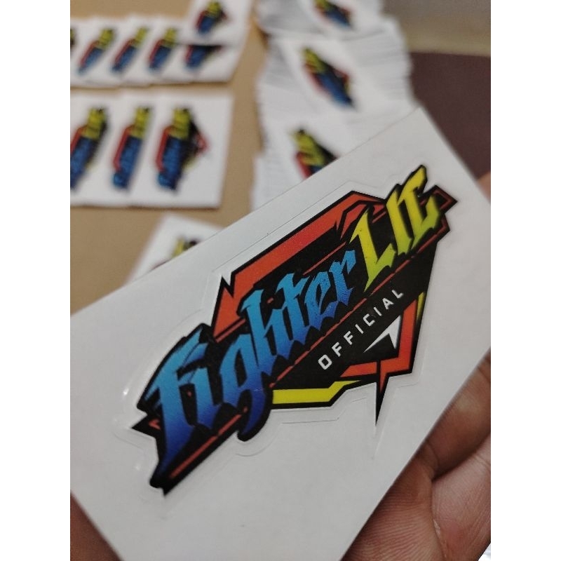 Sticker Official fighter lic | Shopee Malaysia