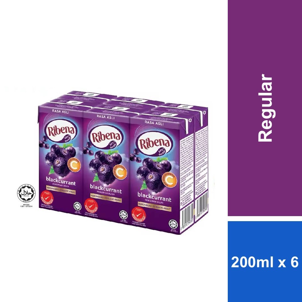 [Bundle of 6] Ribena Combi Regular 200ml | Shopee Malaysia