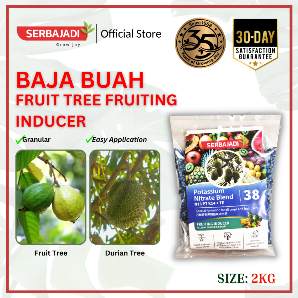 Serbajadi Fruit Tree Fruiting Inducer 38| Fruiting Fertiliser Potassium ...