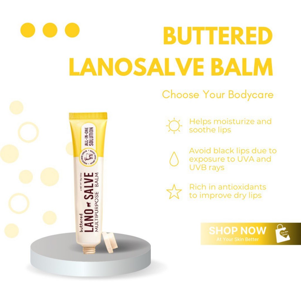 BUTTERED LANOSALVE MULTIPURPOSE BALM - CLEANSING BALM - SOLUSI KULIT ...