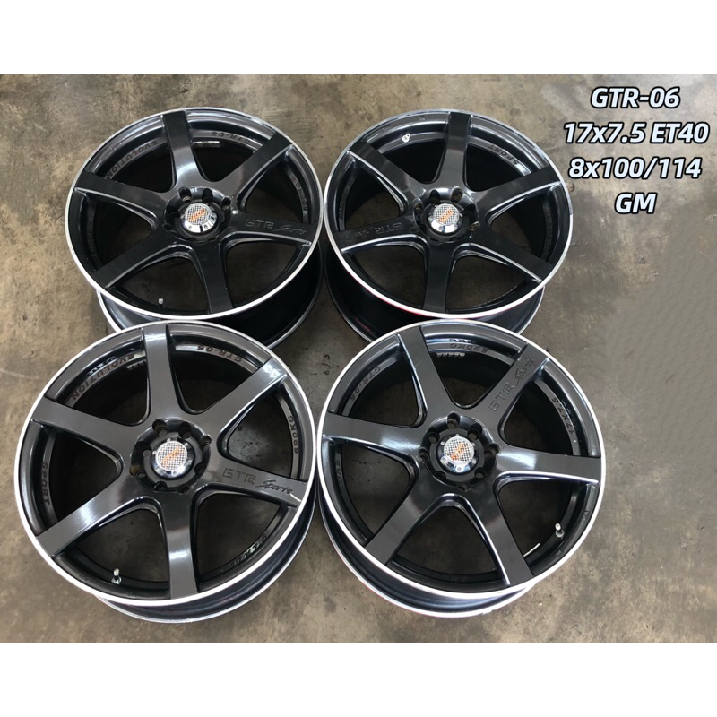 USED RIM GTR-06 17 INCH FOR MYVI ALZA WIRA WAJA PERSONA GEN2 | Shopee ...