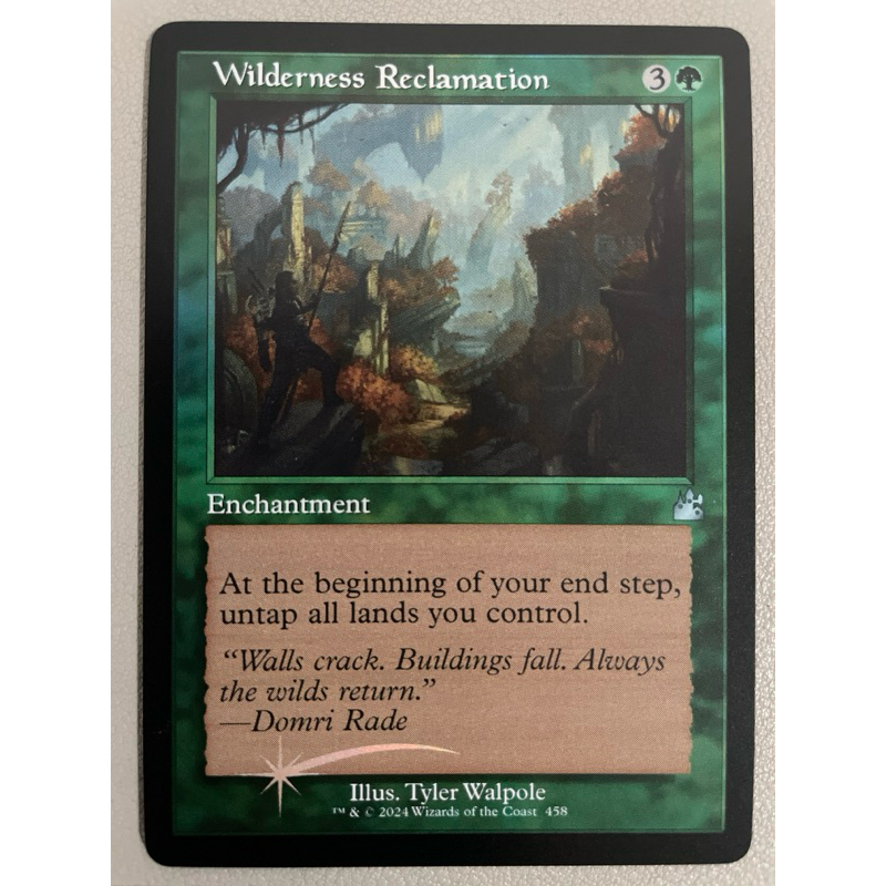 MTG:Ravnica Remastered (RVR) U0458 - Wilderness Reclamation (Retro ...