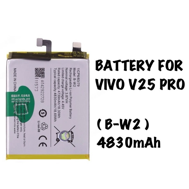 VIVO V25 PRO BATTERY ORIGINAL B-W2 | Shopee Malaysia