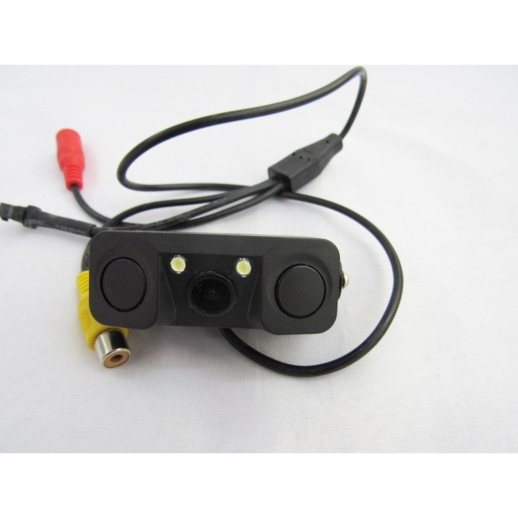 2 In 1 Car Parking Sensor 2in1 Video Reverse Camera Visual Reversing ...