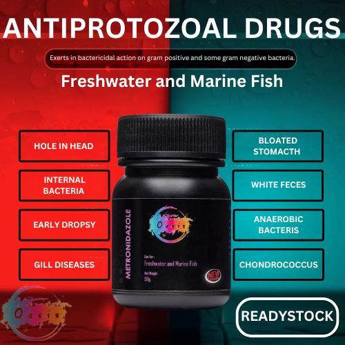Oasis Metro Fish Medication/Ubat Ikan/Fish Medicine/Discus Fish [50g ...
