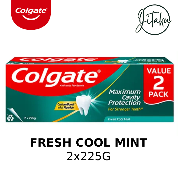 [READY STOCK] Colgate Fresh Cool Mint Twin Pack 2x225g | Shopee Malaysia