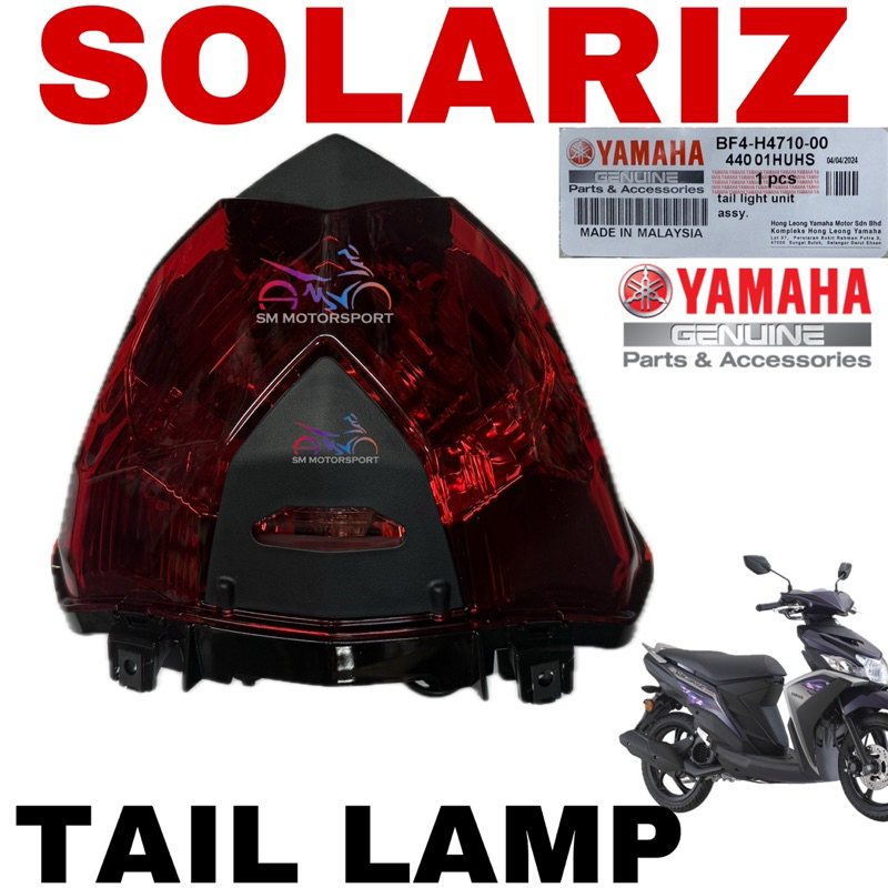 EGO SOLARIZ REAR TAIL LAMP LAMPU BELAKANG YAMAHA 100% ORIGINAL HONG ...