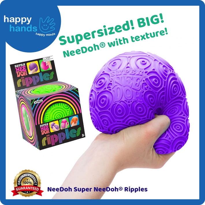 NeeDoh Super Ripples Supersized Textured NeeDoh Calming Destress Stress ...